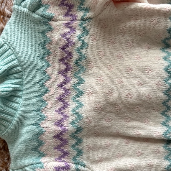 Janie and Jack Mint Green Sweater - Picture 6 of 6